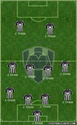 Club de Fútbol Monterrey Formation 2016