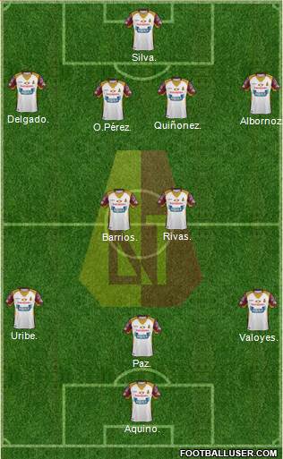 CC Deportes Tolima Formation 2016