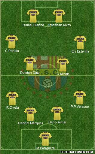 Barcelona SC Formation 2016