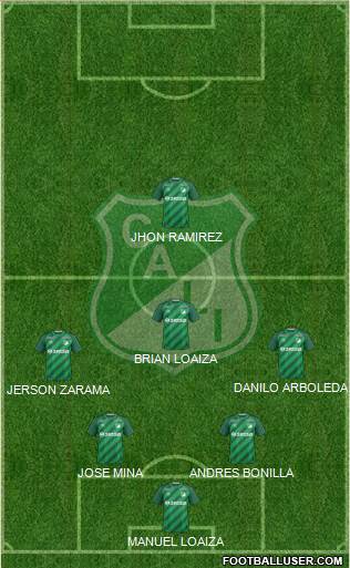 AC Deportivo Cali Formation 2016