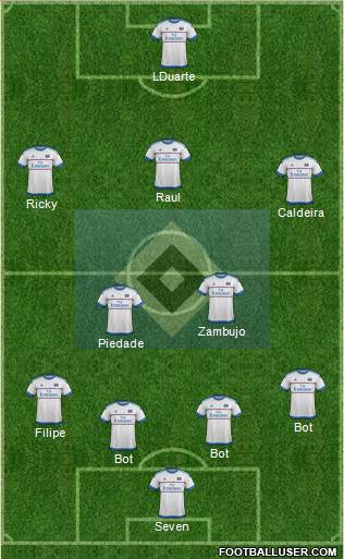 Hamburger SV Formation 2016