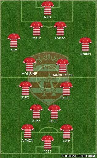 Club Africain Tunis Formation 2016