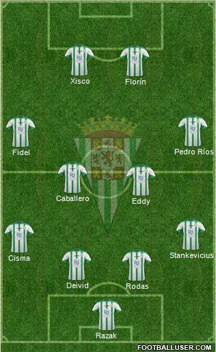 Córdoba C.F., S.A.D. Formation 2016