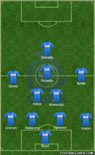 K Racing Club Genk Formation 2016