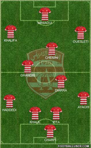 Club Africain Tunis Formation 2016