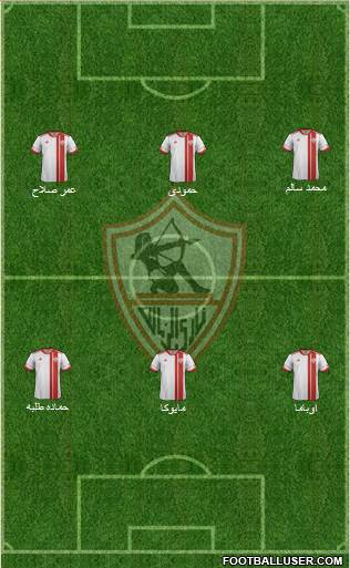 Zamalek Sporting Club Formation 2016