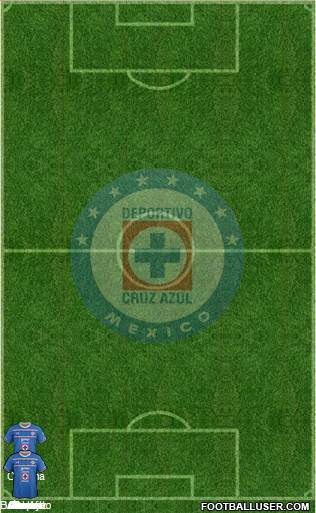 Club Deportivo Cruz Azul Formation 2016