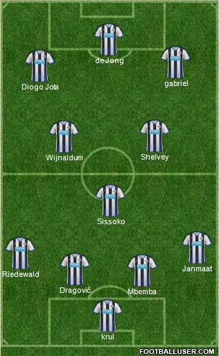 Newcastle United Formation 2016