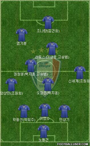 Suwon Samsung Blue Wings Formation 2016