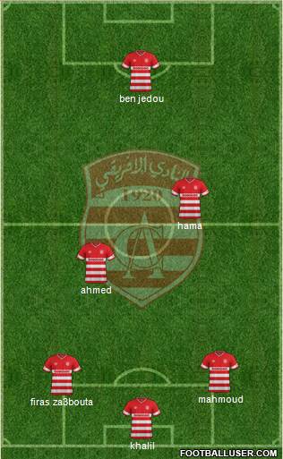 Club Africain Tunis Formation 2016