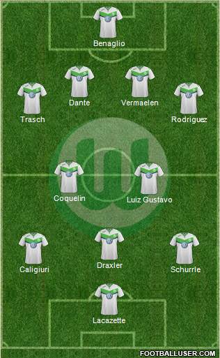 VfL Wolfsburg Formation 2016