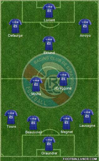 Racing Club de Strasbourg-Football Formation 2016