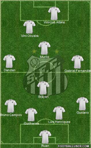 Santos FC Formation 2016