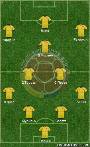 Colombia Formation 2016