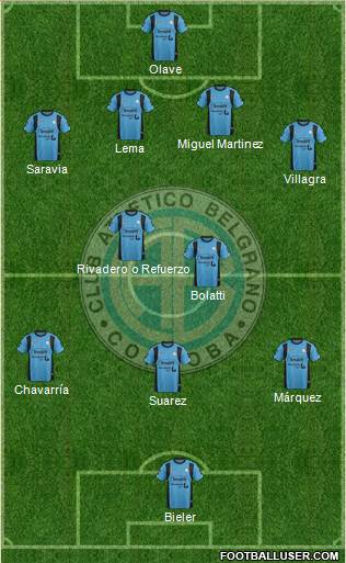 Belgrano de Córdoba Formation 2016