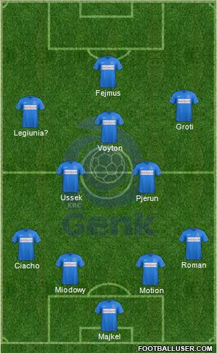 K Racing Club Genk Formation 2016