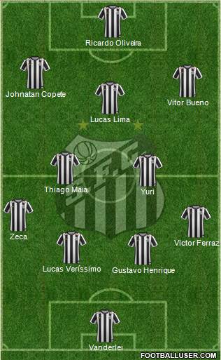 Santos FC Formation 2016