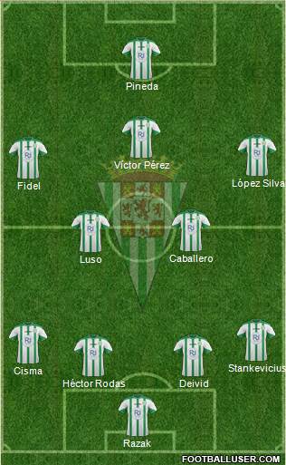 Córdoba C.F., S.A.D. Formation 2016