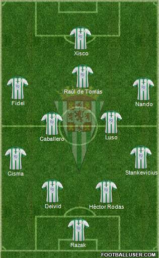 Córdoba C.F., S.A.D. Formation 2016