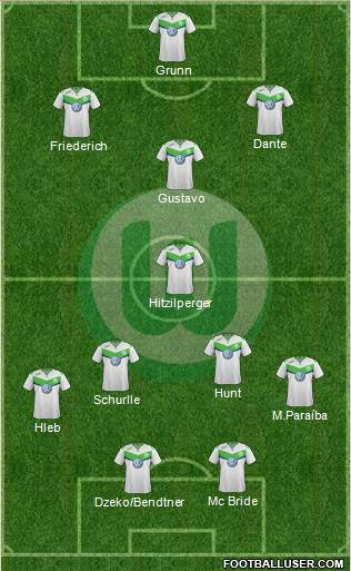 VfL Wolfsburg Formation 2016