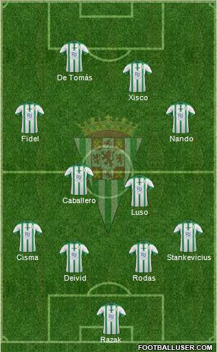 Córdoba C.F., S.A.D. Formation 2016