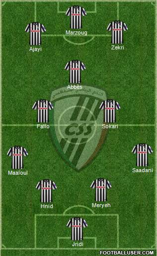 Club Sportif Sfaxien Formation 2016