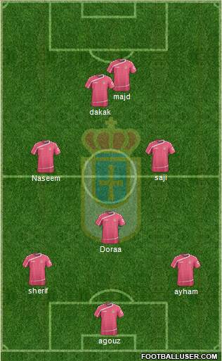 Real Oviedo S.A.D. Formation 2016