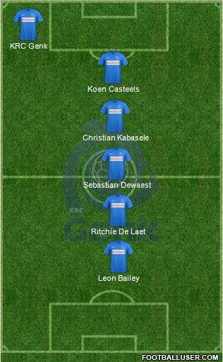 K Racing Club Genk Formation 2016