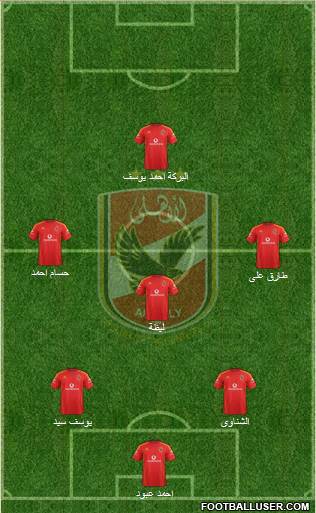 Al-Ahly Sporting Club Formation 2016