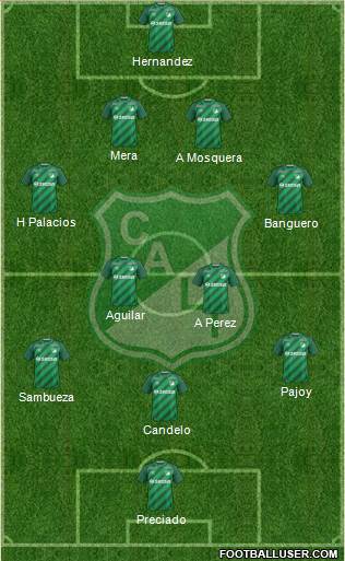 AC Deportivo Cali Formation 2016