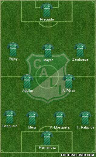 AC Deportivo Cali Formation 2016