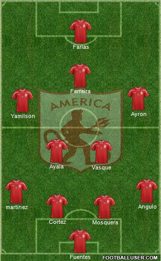 CD América de Cali Formation 2016