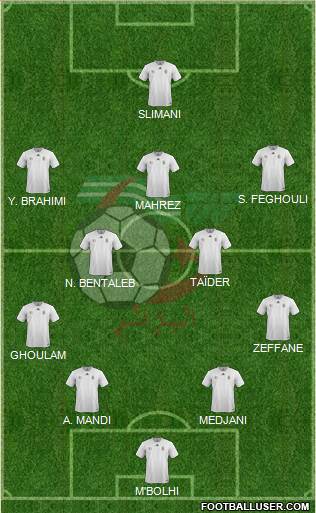 Algeria Formation 2016