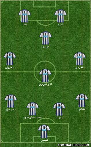 Newcastle United Formation 2016