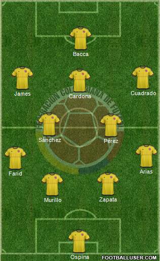 Colombia Formation 2016