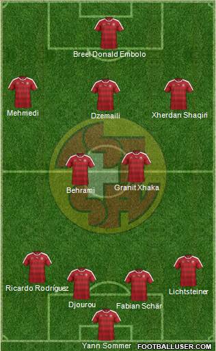 Switzerland Formation 2016