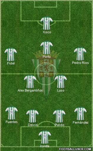 Córdoba C.F., S.A.D. Formation 2016