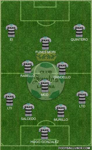 Club Deportivo Santos Laguna Formation 2016