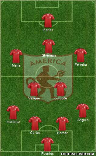 CD América de Cali Formation 2016