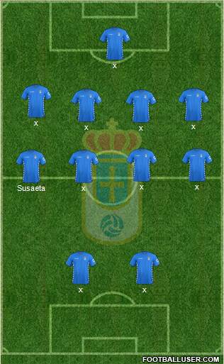 Real Oviedo S.A.D. Formation 2016