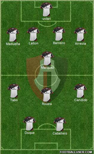 Club Deportivo Atlas Formation 2016