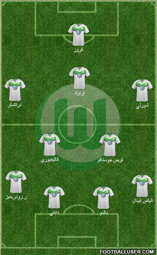 VfL Wolfsburg Formation 2016