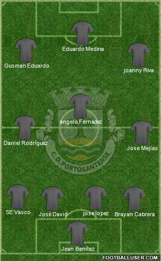 Clube Desportivo Portosantense Formation 2016