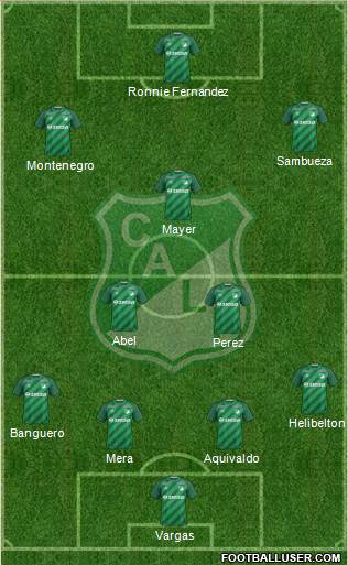 AC Deportivo Cali Formation 2016