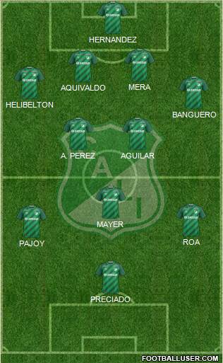 AC Deportivo Cali Formation 2016