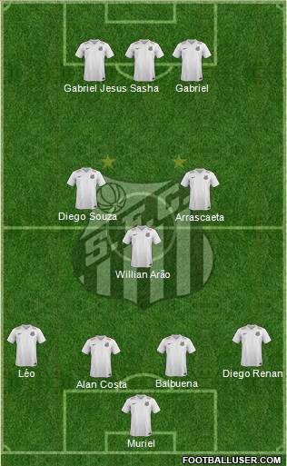 Santos FC Formation 2016