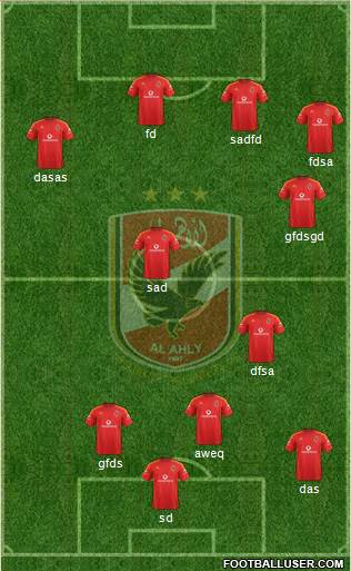 Al-Ahly Sporting Club Formation 2016