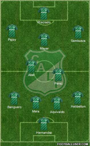 AC Deportivo Cali Formation 2016