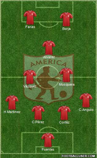 CD América de Cali Formation 2016