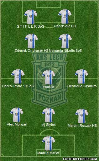 Lech Poznan Formation 2016